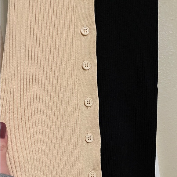 Staud Two-Tone Ribbed Long Cardigan dress - XS - never worn - Picture 2 of 3